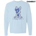 Chinoiserie Happy Easter Long Sleeve Comfort Colors T-Shirt 'NLB' Hoodie, Sweatshirt | GrindPrints.com