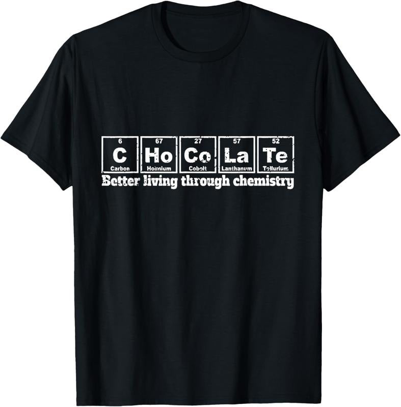 100% Cotton Funny Chemistry / Chocolate T-shirt "C-Ho-Co-La-Te" Element Hoodie, Sweatshirt | GrindPrints.com