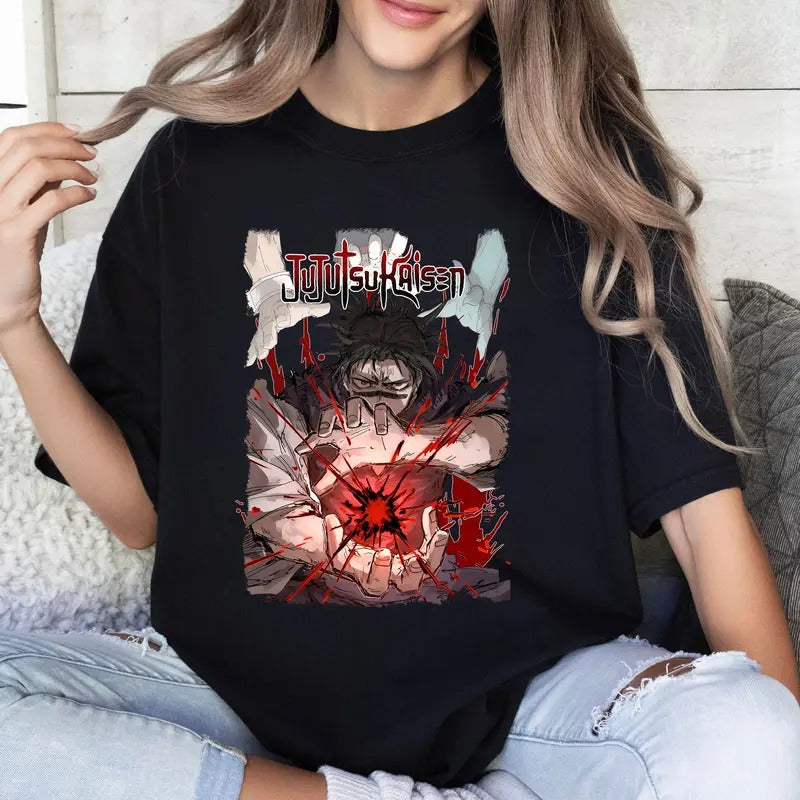 Choso Jutai Kusozu JJK Anime Lover Tshirt Crewneck Hoodie Comfort Cotton Sweatshirt | GrindPrints.com