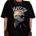 Chr1s Br0wn T-Shirt, Br33zy T-Shirt, Gift For Her, Gift For Him Hoodie, Sweatshirt | GrindPrints.com