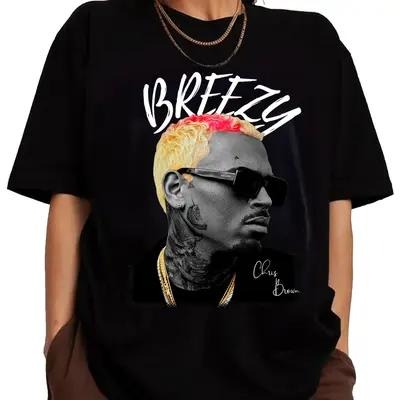 Chr1s Br0wn T-Shirt, Br33zy T-Shirt, Gift For Her, Gift For Him Hoodie, Sweatshirt | GrindPrints.com