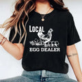 Christian Easter Shirt, Local Egg Dealer T-shirt, Funny Chicken Tee, Farmer Gift Sweatshirt, Unisex Farm Animals Tee,...