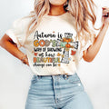 Christian Fall T-Shirt, Fall Cross T-Shirt, Fall Shirt Religious Jesus T-Shirt, Dalmatian Doodle T-Shirt,Autumn...