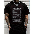 [Christian Graphic Tee] Christian Graphic T-shirt - Redemption Jesus Pays All Receipts Romans Bible Scriptures Short...