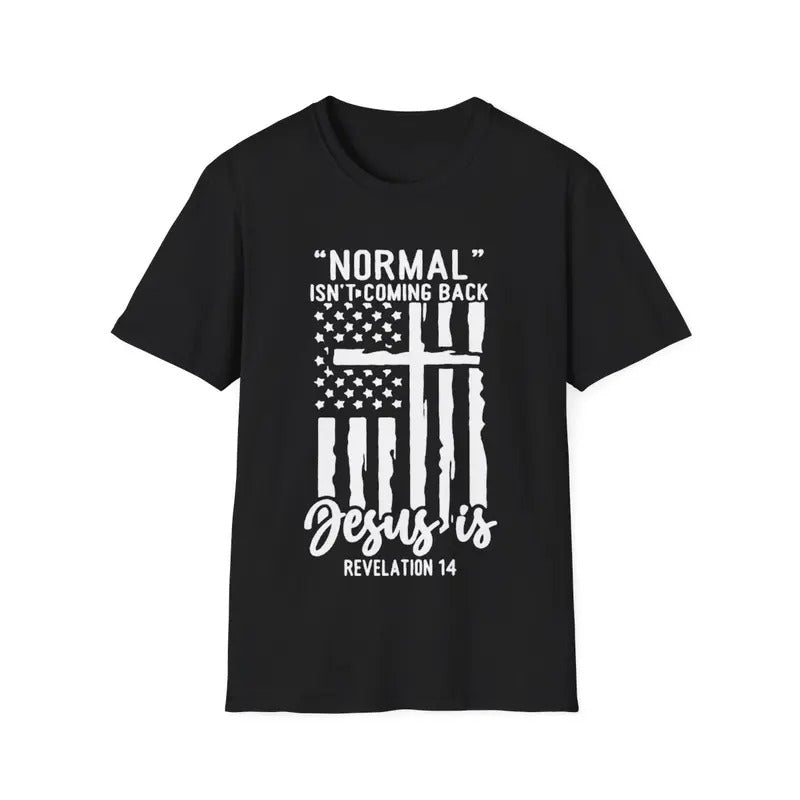 Christian Normal Isn't Coming Back Jesus Is For Men Women's T-Shirt Hoodie, Sweatshirt | GrindPrints.com