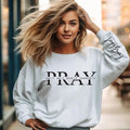 Christian Pray Sweatshirt,Pray On It Pray Over It Shirt,Prayer Shirt,Trendy Christian Sweatshirt, Boho Faith...