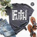 Christian Shirt, Bible Verse T-Shirt, Religious Outfit, Retro Faith T Shirt, Christian Cross Graphic Tees, Genderneutral...
