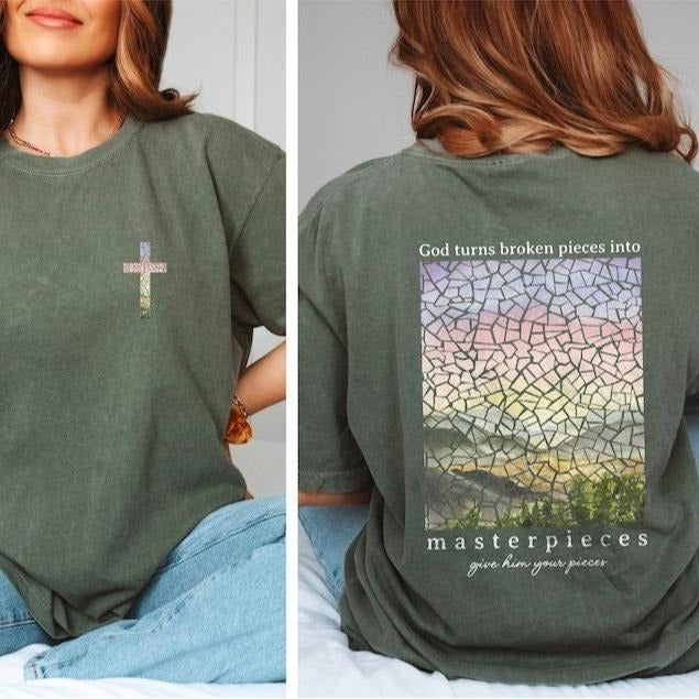 Christian Shirts Bible Verse Shirt Christian TShirt, Religious Gift Jesus Shirt, Christian Apparel T Shirt Baptism, Gift...