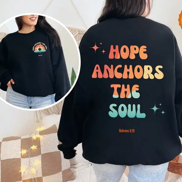 Christian Sweatshirt, Bible Verse Crewneck, Jesus Hoodie, Religious Streetwear Apparel for Christian Gifts, Sweater -...