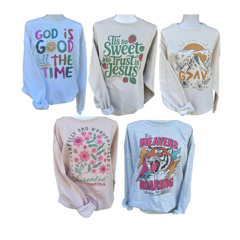 Christian Sweatshirts - Christian Clothing for Women T-Shirts, Hoodie | GrindPrints.com