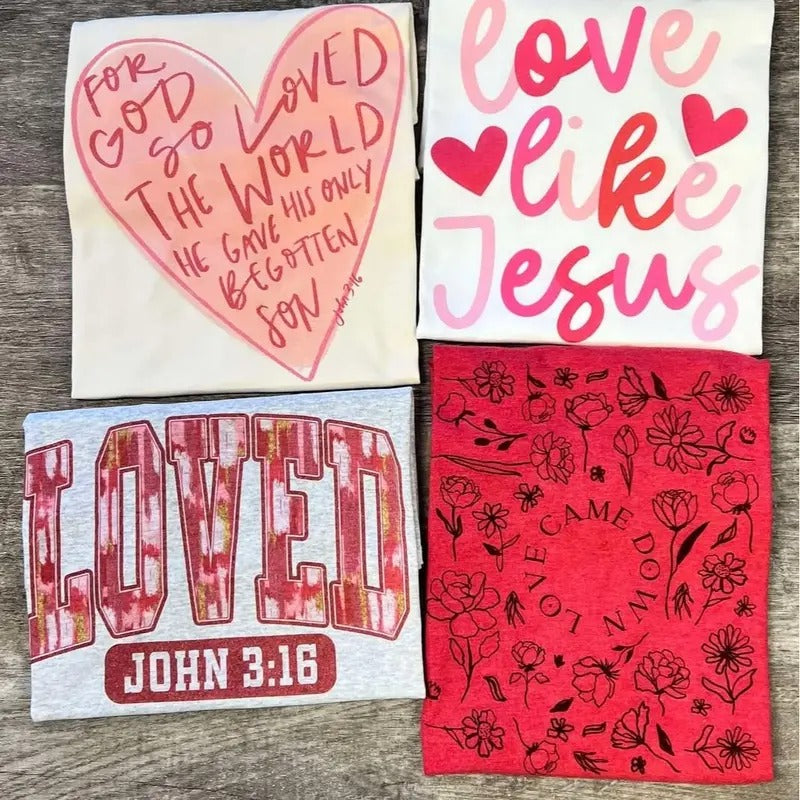Christian Valentine Tees For Women - Unisex Fit Tees Hoodie, Sweatshirt | GrindPrints.com