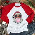 Christmas | Bubblegum Santa Christmas Apparel T-Shirts, Hoodie, Sweatshirt | GrindPrints.com