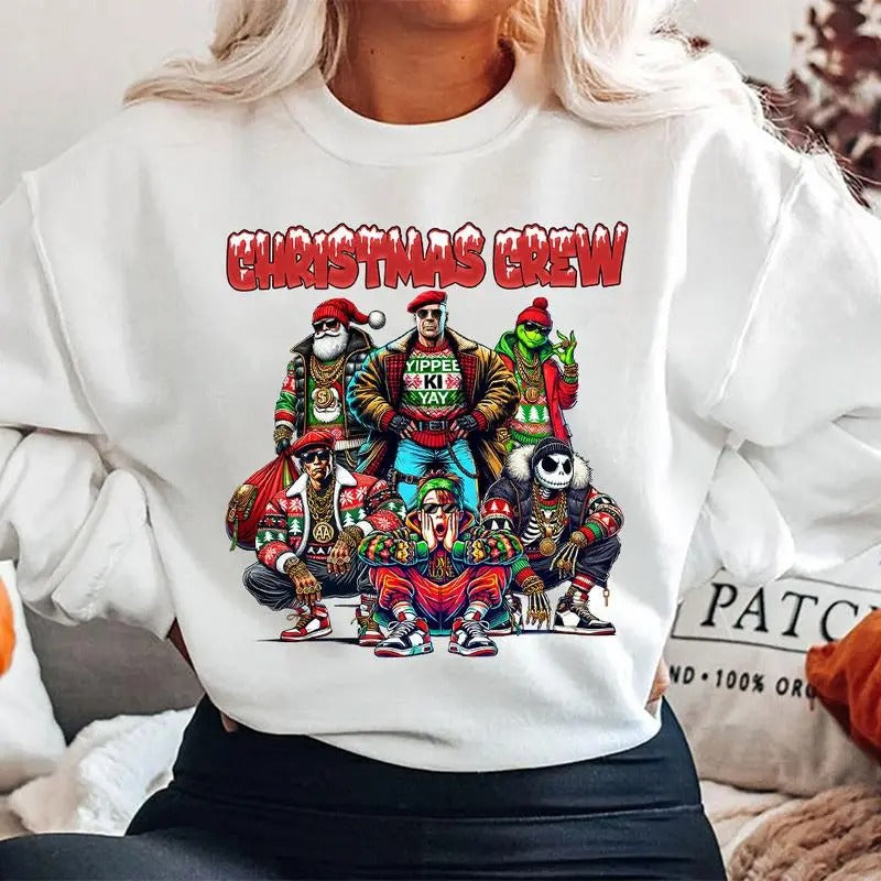 Christmas CREW Shirt, Christmas Movies Shirt, Xmas Graphic Tee, Christmas Crew Sweatshirt Hoodie | GrindPrints.com