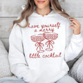 Christmas Cocktail Sweatshirt, Christmas Martini Shirt, Christmas Drink Hoodie, Cocktail Club Xmas Party, Espresso...