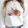 Christmas Coffee Hot Cocoa Latte Sweatshirt, Cute Xmas Coffee Weather Sweatshirt T-Shirts, Hoodie | GrindPrints.com