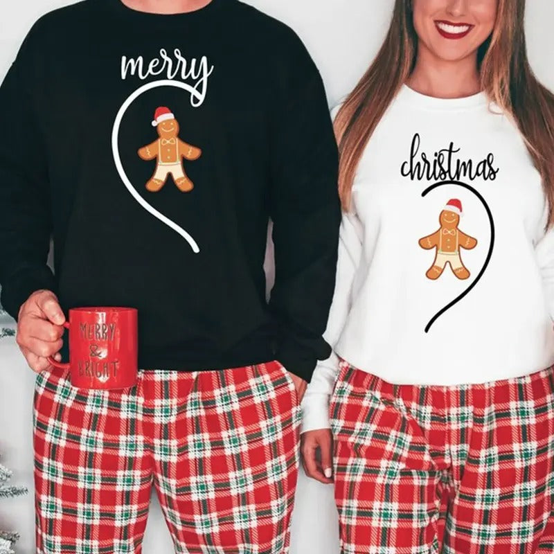 Christmas Couple Merry Christmas Sweatshirt, Christmas Couple Matching, Funny Christmas Couples Sweater, Holiday Couples...