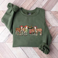 Christmas Cows Sweatshirt, Hoodie, Tshirt, Cute Christmas 2024 Gifts | GrindPrints.com