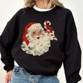 Christmas Crewneck Vintage Santa Sweatshirt, Retro Christmas Holiday T-Shirts, Hoodie | GrindPrints.com