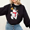 Christmas Frosty The Snowman Sweatshirt - Frosty's Snowflake Family Christmas Sweatshirt, Frosty and Friends Rudolph...