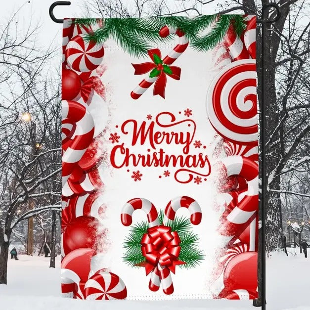 Christmas Garden Flag, Merry Christmas T-Shirts, Hoodie, Sweatshirt | GrindPrints.com