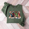 Christmas German Shepherd Sweatshirt, Christmas Dog Shirt, German Shepherd Shirt, German Shepherd Mom Shirt, Dog Lover...