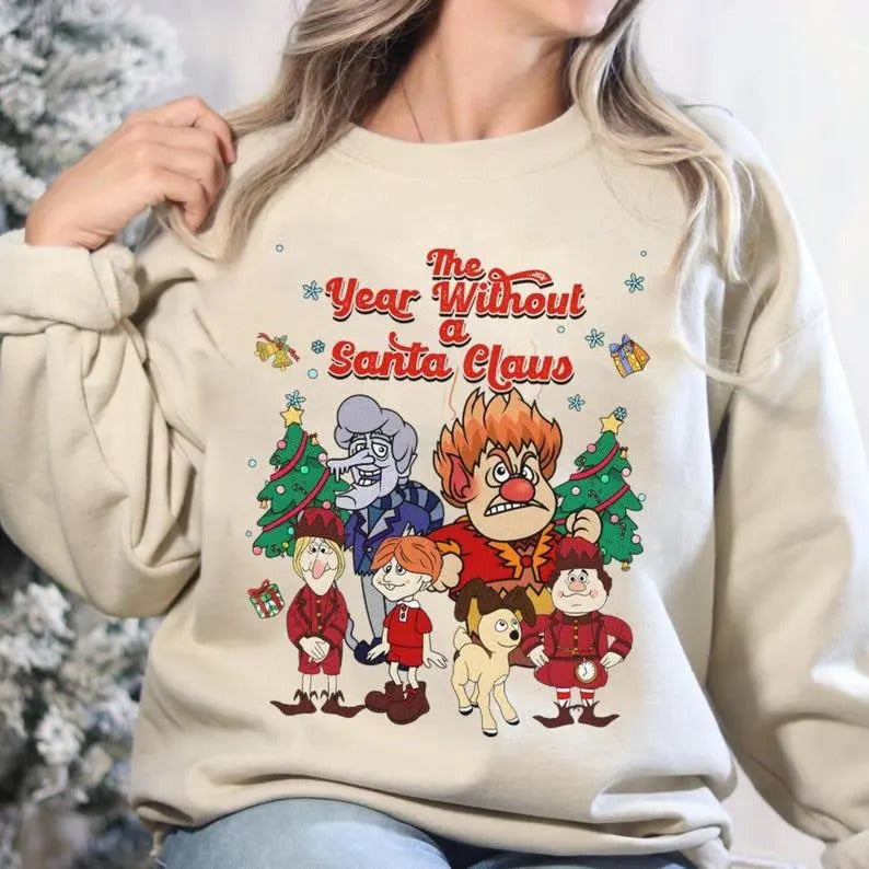 Year Without Santa Claus Movie Shirt Miser Brothers Heating Cooling Shirt Miser Brothers Too Much Shirt T-Shirts, Hoodie, Sweatshirt