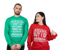 Christmas I Dont Do Matching Outfits But I Do Sweatshirt, Ugly Couple Christmas Sweater, Party His & Her Gift, Long...