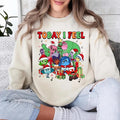 Christmas Inside Out 2 Today I Feel Sweatshirt, Mental Health Shirt, Inside Out 2shirt, Emotional support Tee Hoodie