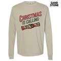 Christmas Is Calling Long Sleeve Comfort Colors T-Shirt 'NLB' Hoodie, Sweatshirt | GrindPrints.com