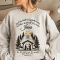 Christmas Jesus Nativity Sweatshirt, She Shall Bring Forth A Son Shirt, Jesus Christmas Shirt, Come Let Us Adore Him...