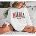 Christmas Mama Claus Retro Unisex Cotton Sweatshirt, Gift for Mom, Gift for Him, for Her T-Shirts, Hoodie | GrindPrints.com