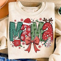 Christmas Mama Coquette, Mama Claus, Christmas Tree Cake, Christmas coquette bow, Doodles Xmas, Candy Cane Santa Hot...