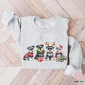 Christmas Miniature Schnauzer Dog Sweatshirt, Xmas Dog Owner Shirt, Dog Mom Shirt, Dog Lover Gift, Funny Holiday Shirt,...