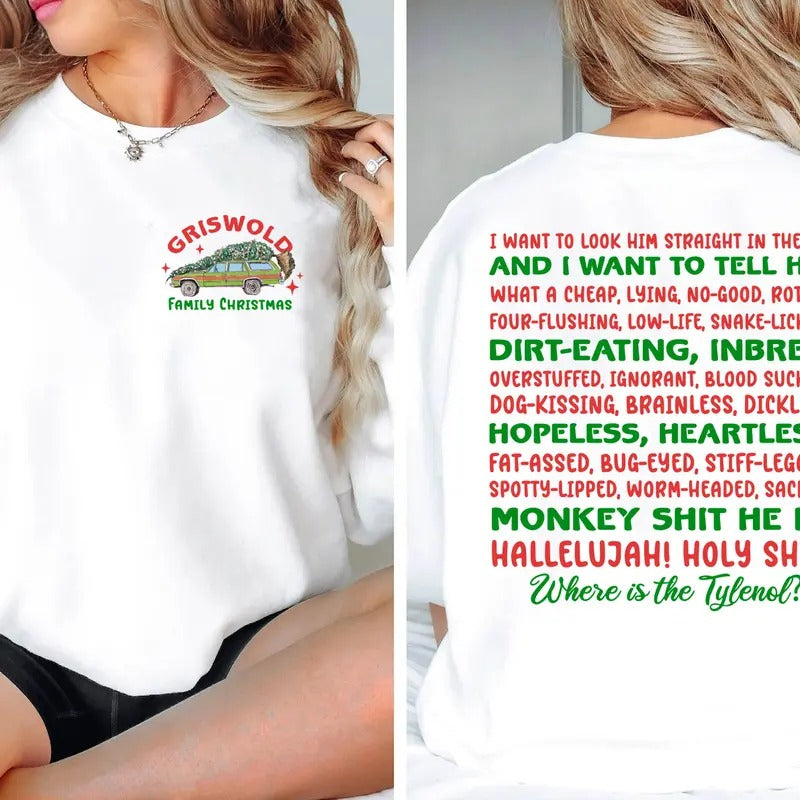 Christmas Movie Shirt, Christmas Quote Shirt Hoodie, Sweatshirt | GrindPrints.com