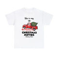 Christmas Movie Time T-Shirt Holiday Viewing Graphic Tee Hoodie, Sweatshirt | GrindPrints.com