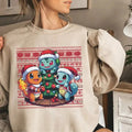 Christmas PKM Sweatshirt, Christmas Shirts for Anime Lovers,  Bulbasaur, Charizard, Turtle Hoodie | GrindPrints.com