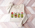 Christmas Pickle Sweatshirt, Funny Christmas Pickle Shirt, Retro Canned Pickles Shirt, Pickle Lover Shirt, Christmas...