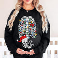 Christmas Pregnancy Announcement Sweatshirt Maternity Christmas Sweater Skeleton Pregnancy Reveal Expecting Mom To Be...