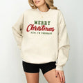 Christmas Pregnancy Announcement Sweatshirt, Christmas Pregnancy Reveal, Xmas Baby Reveal, Christmas Announcement Mom to...