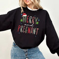Christmas Pregnancy Announcement Sweatshirt, Cookies For Two Please, Christmas Pregnancy Shirt, Maternity Christmas Hoodie