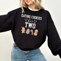 Christmas Pregnancy Announcement Sweatshirt, The More the Merrier Sweater, Holiday Pregnancy Reveal, Winter Baby Shower,...