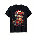 Printed Cotton Xmas Outdoor Clothes Casual Short Sleeve Crew Neck Tops Made Usa T-Shirts, Hoodie, Sweatshirt
