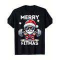 Santa Xmas Fitness Ugly Merry Fitmas 220g Made Usa T-Shirts, Hoodie, Sweatshirt