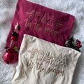 Christmas Shirt, Embroidered Christmas Tshirt, Tis The Season Tshirt Hoodie, Sweatshirt | GrindPrints.com