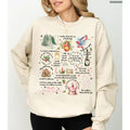 Christmas Song Lyrics Sweatshirt, Hoodie, T-Shirt, Song Lyrics Collage Xmas, Cozy Fall Apparel Sweatshirt , Global...