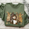 Christmas Sweatshirt, Christmas Sweater, Christmas Crewneck, Christmas Tree Sweatshirt, Holiday Sweaters for Women,...