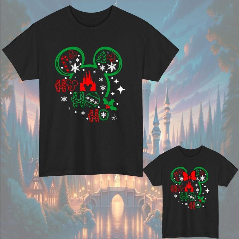 Christmas T Shirt Minnie Merry Xmas Festive Funny UnisexTee Made in USA Hoodie, Sweatshirt | GrindPrints.com