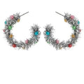 Christmas Tinsel Hoop Earrings T-Shirts, Hoodie, Sweatshirt | GrindPrints.com