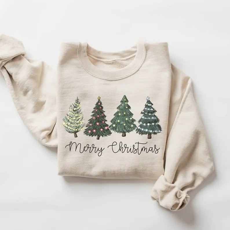 Trees Merry Shirt T-Shirts, Hoodie, Sweatshirt