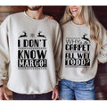 Christmas Vacation Todd And Margo Sweatshirt, Todd And Margo Matching Couple Sweater, Christmas Couple Trip Shirt, Long...